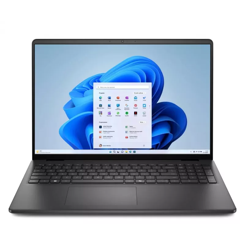 Dell 16250-7278BLK Core 7 150U 16 collu WUXGA skārienjūtīgs pretatspīduma 16GB 1TB SSD Windows 11 melns portatīvais dators