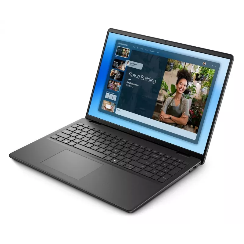 Dell 16250-7278BLK Core 7 150U 16 collu WUXGA skārienjūtīgs pretatspīduma 16GB 1TB SSD Windows 11 melns portatīvais dators