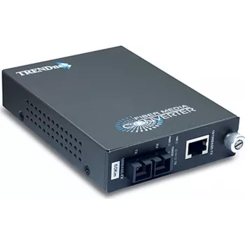 TRENDnet TFC-110S60 100 Mbps vienmoda šķiedras mediju pārveidotājs (SC, 60 km)