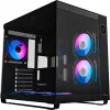 Ocypus Iota C70 ARGB melns mid-tower korpuss ar panorāmas stiklu