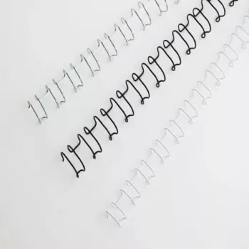 GBC MultiBind iesiešanas stieple 14 mm 21 cilpas A4 130 loksnes balta 100 gab. MultiBind 220, 230, 230E, 420 IB165481