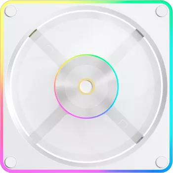OCYPUS Sigma F12 ARGB White Reverse 120 mm korpusa ventilators