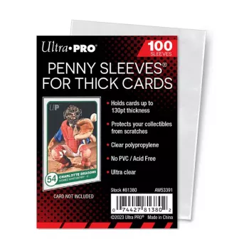 Ultra Pro Soft Card Sleeves 100x152mm (100 gab.) 157325