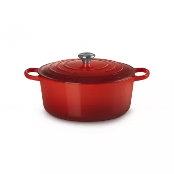Le Creuset apaļais čuguna Dutch Oven 34cm 12L sarkans