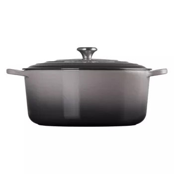 LE CREUSET čuguna apaļais Dutch Oven 34cm 12L pelēks