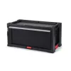 KETER DIY instrumentu kaste ar 1 atvilktni, 56,2x28,9x26,2 cm, tērauds, melna ar sarkaniem akcentiem