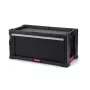 KETER DIY instrumentu kaste ar 1 atvilktni, 56,2x28,9x26,2 cm, tērauds, melna ar sarkaniem akcentiem