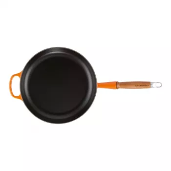 Le Creuset čuguna panna ar koka rokturi 28 cm Volcanic Orange