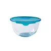 PYREX stikla maisīšanas bļoda ar vāku 2,3L Ø21cm