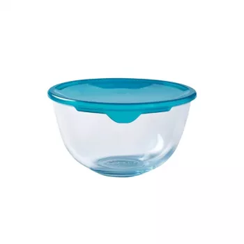 PYREX stikla maisīšanas bļoda ar vāku 2,3L Ø21cm
