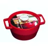 Pyrex čuguna katls 3,6L apaļš Ø24cm sarkans