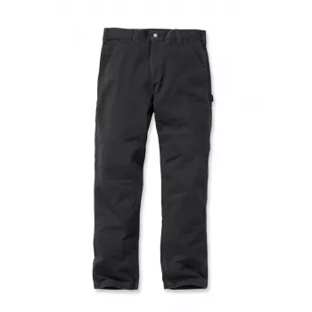 Carhartt Washed Twill Dungaree darba bikses, melnas, relaxed fit