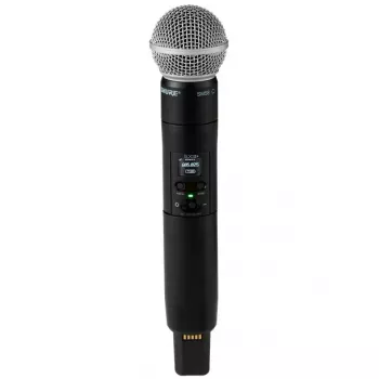Shure SLXD2+/58=-G65 rokas raidītājs ar SM58 kapsulu (470-606 MHz)