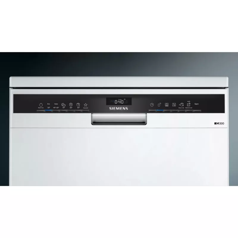 Siemens SN23EW03ME iQ300 brīvi stāvoša trauku mazgājamā mašīna 60 cm balta, energoefektivitātes klase B