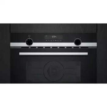Siemens CM585AGS1 iQ500 iebūvējams mikroviļņu krāsns melna/nerūsējošā tērauda