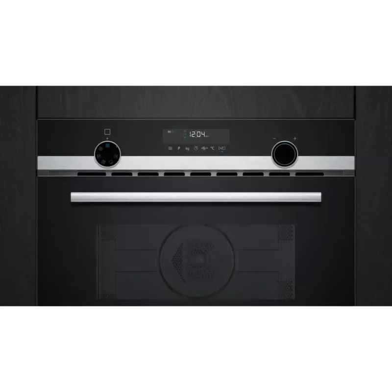 Siemens CM585AGS1 iQ500 iebūvējams mikroviļņu krāsns melna/nerūsējošā tērauda