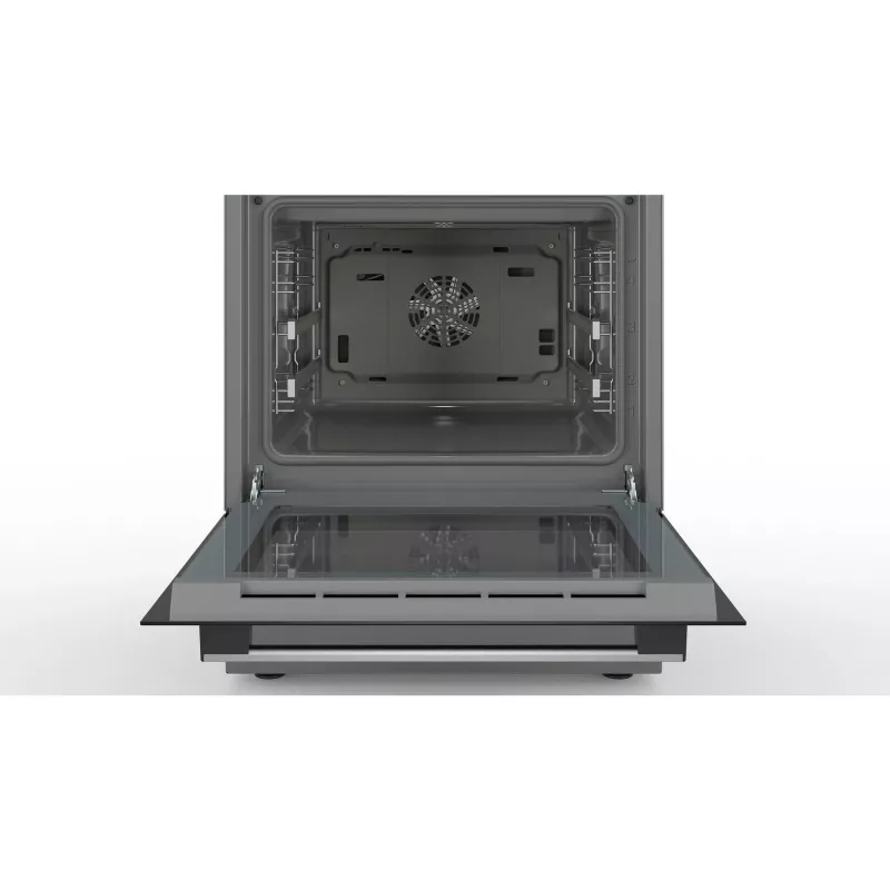 Bosch HKR39C250 Serie 4 brīvstāvošs elektriskais plīts ar keramikas virsmu, nerūsējošais tērauds