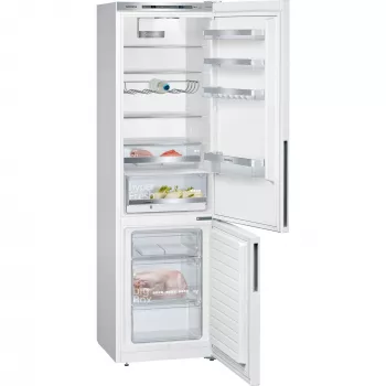 Siemens KG39EAWCA iQ500 brīvstāvošs ledusskapis-ar saldētavu, 201 cm augsts, energoefektivitātes klase C, balts