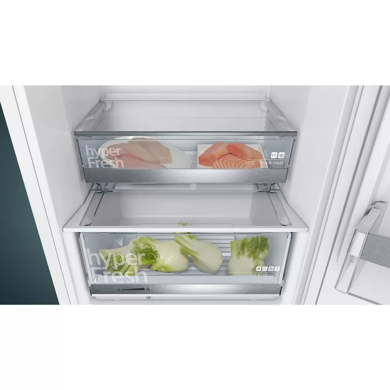 Siemens KG39EAWCA iQ500 brīvstāvošs ledusskapis-ar saldētavu, 201 cm augsts, energoefektivitātes klase C, balts