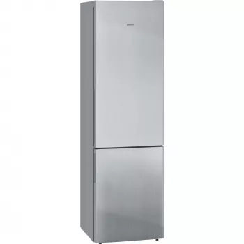 Siemens KG39EALCA iQ500 brīvstāvošs ledusskapis-ar saldētavu, 201 cm augsts, energoefektivitātes klase C, sudraba krāsā