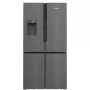Siemens KF96DPXEA iQ700 French Door Side-by-Side ledusskapis ar ūdens un ledus dozatoru, 183 cm, energoefektivitātes klase E, nerūsējošais tērauds