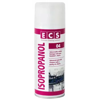 ECSCLEANING Izopropanola tīrītājs 400ml – ≥99.9% tīrs IPA aerosols elektronikai un precīzai tīrīšanai