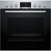 Bosch HND415LS62 iebūvējams cepeškrāsns un keramikas plīts komplekts, 71L, 7 funkcijas, nerūsējošais tērauds