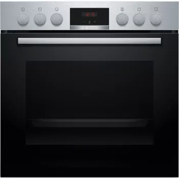 Bosch HND415LS62 iebūvējams cepeškrāsns un keramikas plīts komplekts, 71L, 7 funkcijas, nerūsējošais tērauds