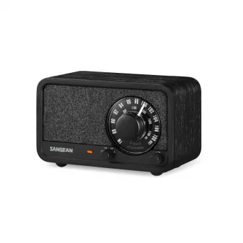 Sangean WR-8 FM radio ar īsta koka korpusu, Midnight Oak