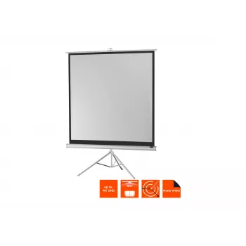 celexon Economy projektora ekrāns uz statīva 133 x 133 cm White Edition