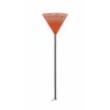 HORTUS lapu grābeklis ar alumīnija rokturi, oranžs 45 cm galva, 20 zobi