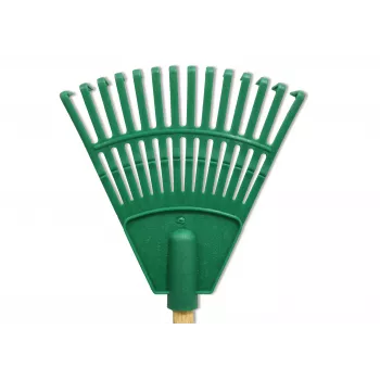 HORTUS mazais rokas grābeklis ar rokturi, zaļš, 20 cm, 14 zari