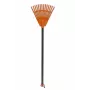 HORTUS mazā rokas grābšķe ar rokturi, oranža, 20 cm galva, 14 zobi