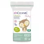 Cleanic Baby Eco vates diski zīdaiņiem, 60 gab., dabīga kokvilna, hipoalerģiski