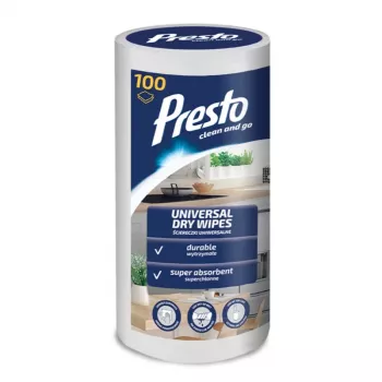 PRESTO Universālās salvetes rullī, 100 gab.