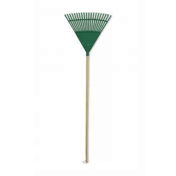 HORTUS lapu grābeklis ar rokturi, zaļš, 45 cm (20 zobi)