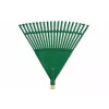 HORTUS lapu grābeklis ar rokturi, zaļš, 45 cm (20 zobi)