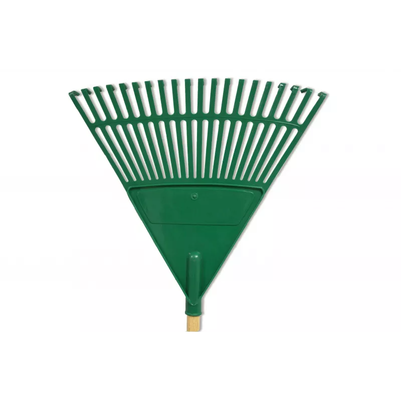 HORTUS lapu grābeklis ar rokturi, zaļš, 45 cm (20 zobi)