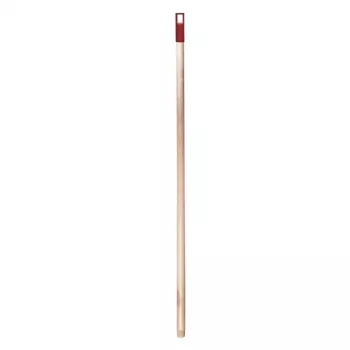 YORK koka rokturis 120 cm LUX - rezerves rokturis slotām, grābekļiem, kaplēm, dabīgais koks, 28 mm diametrs