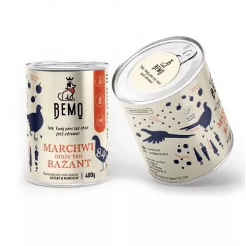BEMO Marchwi mnie ten Bażant Mono - mitrā suņu barība - 400g