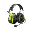 3M Peltor WS Alert X MRX21A3WS7 Bluetooth ausu aizsargi ar FM radio, galvas lente, SNR 31 dB, melni/dzelteni
