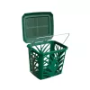 BIOBAG Biowaste Basket MaxAir 7L 24x19.7x20.5cm Zaļš