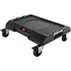 KETER DIY Connect ratiņi 55.7x43.7x16.4 cm, melni/sarkani, IP54, 30 kg slodze