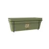 STEFANPLAST balkona komplekts ar automātisko laistīšanas sistēmu un metāla balstu 50x18x17 cm, zaļš