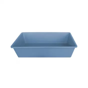 STEFANPLAST kaķu tualetes paplāte 2 50x35x12 cm, zila