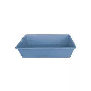 STEFANPLAST kaķu tualetes paplāte 40x30x10 cm, zila