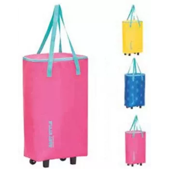 GIOSTYLE Easy Style iepirkumu soma-ratiņi, dažādās krāsās, dzeltena/zila/rozā