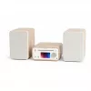 Pure Classic Stereo Mini Hi-Fi sistēma DAB+/FM, Bluetooth, CD, USB, balta/ozols