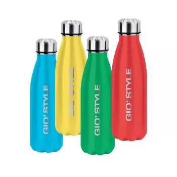 GIOSTYLE Thermos Energy 1L vakuuma termoss, sarkans/gaiši zils/dzeltens/zaļš