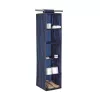 ORDINETT 5 plauktu organizators 30x30x120cm zils
